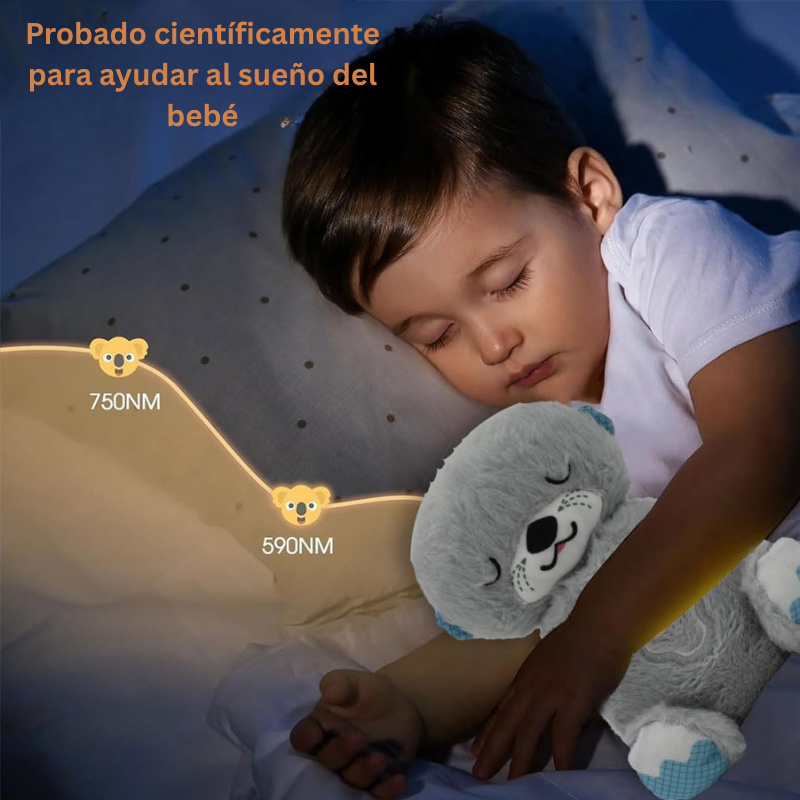 Peluche relajante para bebé que simula respiracion