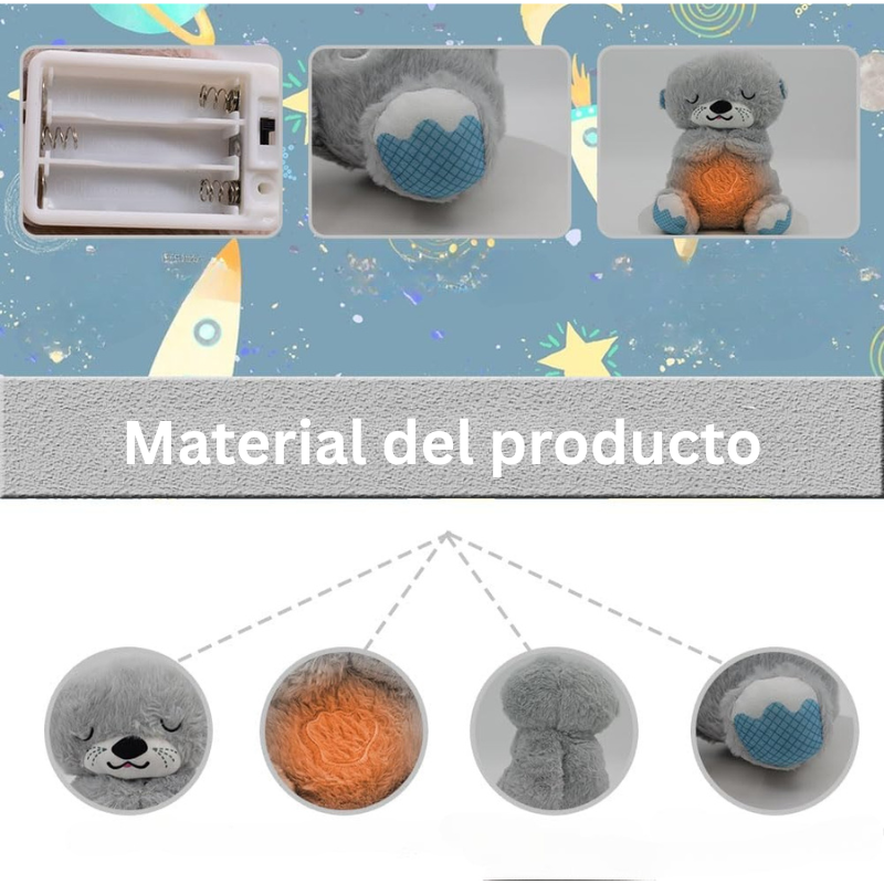 Peluche relajante para bebé que simula respiracion